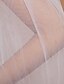 baratos Véus de Noiva-Uma Camada Corte da borda Véus de Noiva Véu Catedral com 118,11 em (300 centímetros) Tule / Clássico