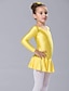 Недорогие Детская танцевальная одежда-Балет Платье Жен. Длинный рукав Спандекс