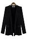 abordables Manteaux &amp; Trenchs Femme-European Style Long Sleeve Slim Coat