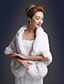 cheap Wraps &amp; Shawls-Shawls Faux Fur Wedding / Party Evening Wedding  Wraps / Fur Wraps With