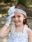 cheap Party Gloves-Cotton / Satin Wrist Length Glove Charm / Stylish / Flower Girl Gloves With Embroidery / Solid