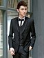 cheap Tuxedo Suits-Tuxedos Slim Fit Slim Notch Single Breasted Two-buttons Polyester Solid Colored