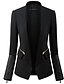 cheap Women&#039;s Blazers &amp; Jackets-Women&#039;s Vintage All SeasonsSolid Long Sleeve Polyester Medium