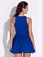 cheap Cocktail Dresses-Ball Gown Celebrity Style Cute Holiday Homecoming Cocktail Party Dress Jewel Neck Sleeveless Short / Mini Jersey with Pleats  / Prom