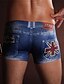 ieftine Lenjerie &amp; Șosete Bărbați-Bărbați Imprimeu Super Sexy Chiloți Boxeri Bărbătești #D 1 Bucată Albastru M L XL
