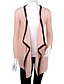 cheap Women&#039;s Blouses &amp; Shirts-Women&#039;s Coat,Solid Long Sleeve Spring / Summer / Fall Pink / Beige / Black / Brown / Green Polyester Thin