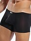 cheap Men&#039;s Briefs Underwear-Men&#039;s Boxer Briefs Solid Colored White Black Red M L XL