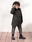 cheap Boys&#039; Clothing-Solid Colored Long Sleeve Regular Regular Jacket &amp; Coat Gray