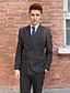 cheap Tuxedo Suits-Tuxedos Slim Fit Peak Double Breasted Four-buttons Polyester