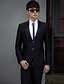 cheap Tuxedo Suits-Tuxedos Slim Fit Slim Notch Single Breasted One-button Polyester