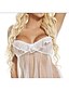 cheap Sexy Lingerie-Women&#039;s Babydoll &amp; Slips Nightwear Solid Colored Screen Color One-Size