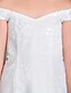 Χαμηλού Κόστους Λουλουδάτα φορέματα για κορίτσια-Γραμμή Α Μέχρι τον αστράγαλο Φόρεμα για Κοριτσάκι Λουλουδιών - Δαντέλα Αμάνικο Ώμοι Έξω με Κέντημα με LAN TING BRIDE® / Άνοιξη / Καλοκαίρι / Φθινόπωρο