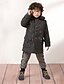 cheap Boys&#039; Clothing-Solid Colored Long Sleeve Regular Regular Jacket &amp; Coat Gray