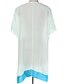 cheap Women&#039;s Swimwear &amp; Bikinis-Women&#039;s Swimwear Cover Up Swimsuit Patchwork White Blue Bathing Suits Solid