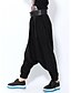 זול מכנסיים לנשים-מכנסיים הארם משוחרר ג&#039;ינסים כותנה מיקרו-אלסטי גיזרה בינונית (אמצע) אחיד חורף סתיו בגדי ריקוד נשים