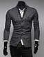 Недорогие Мужская верхняя одежда-Мужской классический однобортный пиджак