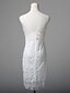 cheap Women&#039;s Dresses-Women&#039;s Sheath Dress Sleeveless Solid Colored All Seasons Strapless Party White / Mini