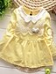 abordables Robes-Enfant Fille Classique &amp; Intemporel Motif Manches Longues Longue Robe / Coton