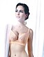 abordables Soutien-gorge-Aux femmes Soutien-gorge,Push-Up Soutien-gorge à Armatures Bonnet 5/8 Coton Nylon Spandex Orange Jaune