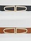 cheap Fashion Accessories-Women&#039;s Casual Waist Belt - Solid Colored