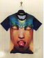 abordables Hauts de Homme-Tee-shirt Homme,3D Print Style moderne Chic &amp; Moderne