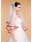 cheap Wedding Veils-One-tier Ribbon Edge Wedding Veil Cathedral Veils with 59.06 in (150cm) Tulle