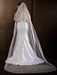 cheap Wedding Veils-Two-tier Beaded Edge Wedding Veil Cathedral Veils with 94.49 in (240cm) Tulle