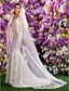 Χαμηλού Κόστους Νυφικά Φορέματα-Τρομπέτα / Γοργόνα Λαιμόκοψη V Ουρά μέτριου μήκους Δαντέλα Φορέματα γάμου φτιαγμένα στο μέτρο με Χάντρες / Δαντέλα με LAN TING BRIDE®