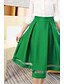 cheap Women&#039;s Skirts-Women&#039;s Casual Midi Skirts, Organza/Satin Micro-elastic