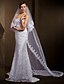 رخيصةأون طرحات الزفاف-Two-tier Lace Applique Edge الحجاب الزفاف Cathedral Veils مع 102،36 في (260cm) تول