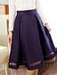 cheap Women&#039;s Skirts-Women&#039;s Casual Midi Skirts, Organza/Satin Micro-elastic