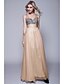 cheap Evening Dresses-Sheath / Column Formal Evening Dress Straps Sweetheart Neckline Sleeveless Floor Length Chiffon with Sequin 2020