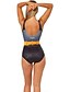 voordelige Bikini&#039;s &amp; Badmode-Dames Zwemkleding Een stukje Zwempak Afdrukken Schermkleur Halternek Badpakken