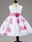 cheap Flower Girl Dresses-Ball Gown / Princess Knee Length Flower Girl Dress - Satin / Tulle Sleeveless Jewel Neck with Bow(s) / Pattern / Print / Sash / Ribbon by