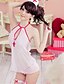 cheap Sexy Lingerie-Women&#039;s Mesh Erotic Ultra Sexy Uniforms &amp; Cheongsams Suits Nightwear Cosplay Costumes Patchwork White S M L