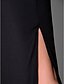 abordables Robes pour mère de la mariée-Fourreau / Colonne Bijoux Longueur Sol Jersey Robe de Mère de Mariée  avec Billes / Avant Fendu par LAN TING BRIDE®