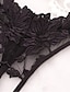 cheap Panties-Women&#039;s Lace Lace Erotic Ultra Sexy Panty Jacquard Low Waist Black One-Size