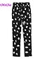 abordables Pantalons Femme-Femme Taille Normale Elastique Sarouel Jeans Pantalon, Coton Eté Imprimé