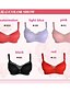 cheap Women&#039;s Sleep &amp; Lounge-Women&#039;s Push-up Lace Bras Padded Bras 5/8 cup Bra Solid Colored Lace Red Watermelon Pink