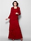 voordelige Bolero &amp; Sjaal-Long Sleeve Coats / Jackets Chiffon Wedding / Party Evening Women&#039;s Wrap With Draping