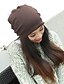 cheap Women&#039;s Hats-Unisex Vintage Casual Cotton Beanie / Slouchy-Solid Colored Summer Brown Dark Pink Khaki / Hat &amp; Cap