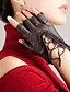 cheap Women&#039;s Gloves-Women&#039;s Sheepskin Special Leather Type Goatskin Half Finger,Vintage Party Casual Solid Patchwork Fall Winter