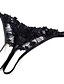 cheap Panties-Women&#039;s Lace Lace Erotic Ultra Sexy Panty Jacquard Low Waist Black One-Size