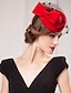 cheap Fascinators-Tulle Satin Hats Headpiece Wedding Party Elegant Feminine Style