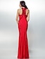 Χαμηλού Κόστους Βραδινά Φορέματα-Ίσια Γραμμή Φανταχτερό Φόρεμα Επίσημο Βραδινό Μαύρο γκαλά Μακρύ Αμάνικο Με Κόσμημα Ζέρσεϊ με Πούλιες 2023