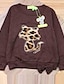 cheap Sets-Leopard Long Sleeve Long Cotton Clothing Set