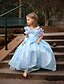 cheap Dresses-Girl&#039;s Summer Dress Inelastic Cinderella Princess Dress Thin Short Sleeve Dresses (Organza)