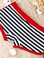 levne Pánské plavky-Pánské Plavky Kalhotky Plavky Proužky Červená Plavky