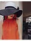 baratos Chapéus de mulher-Mulheres Casual Floppy / De Palha / Chapéu de sol Sólido / Verão