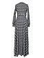 cheap Women&#039;s Dresses-Screen Color Maxi Dress - Long Sleeve Spring Screen Color